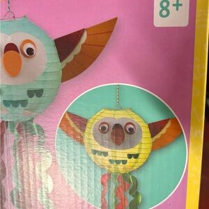 Colorful Owl Paper Lantern